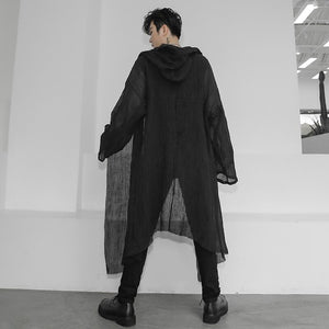 Translucent Techwear Cloak
