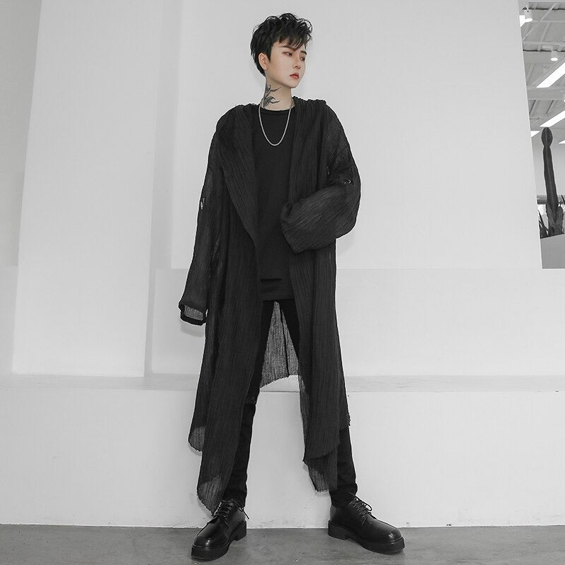 Translucent Techwear Cloak | CYBER TECHWEAR®