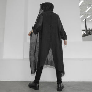 Translucent Techwear Cloak