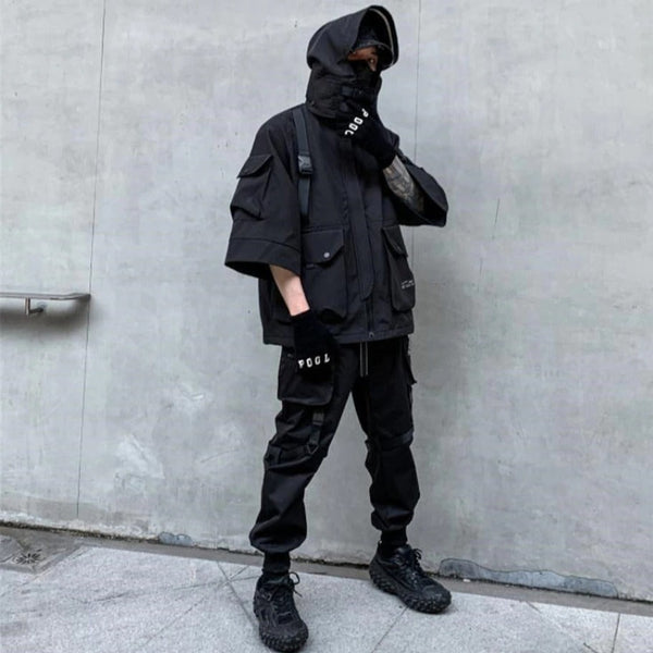 Hooded Techwear Jacket