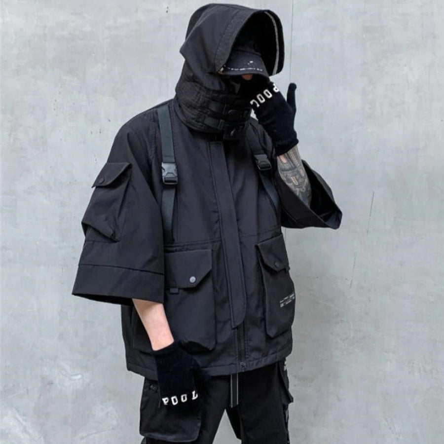 Hooded Techwear Jacket | CYBER TECHWEAR® – CYBER TECHWEAR™