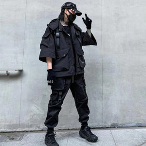 Hooded Techwear Jacket