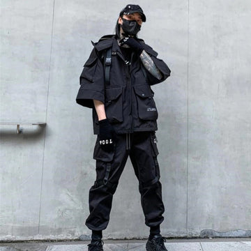 Hooded Techwear Jacket | CYBER TECHWEAR®