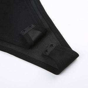 Hooded cyberpunk Bodysuit