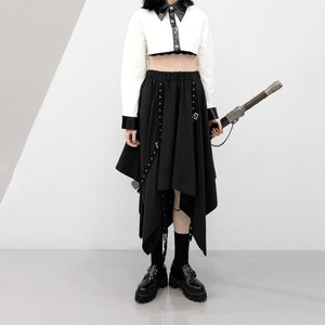 Irregular Techwear Skirt