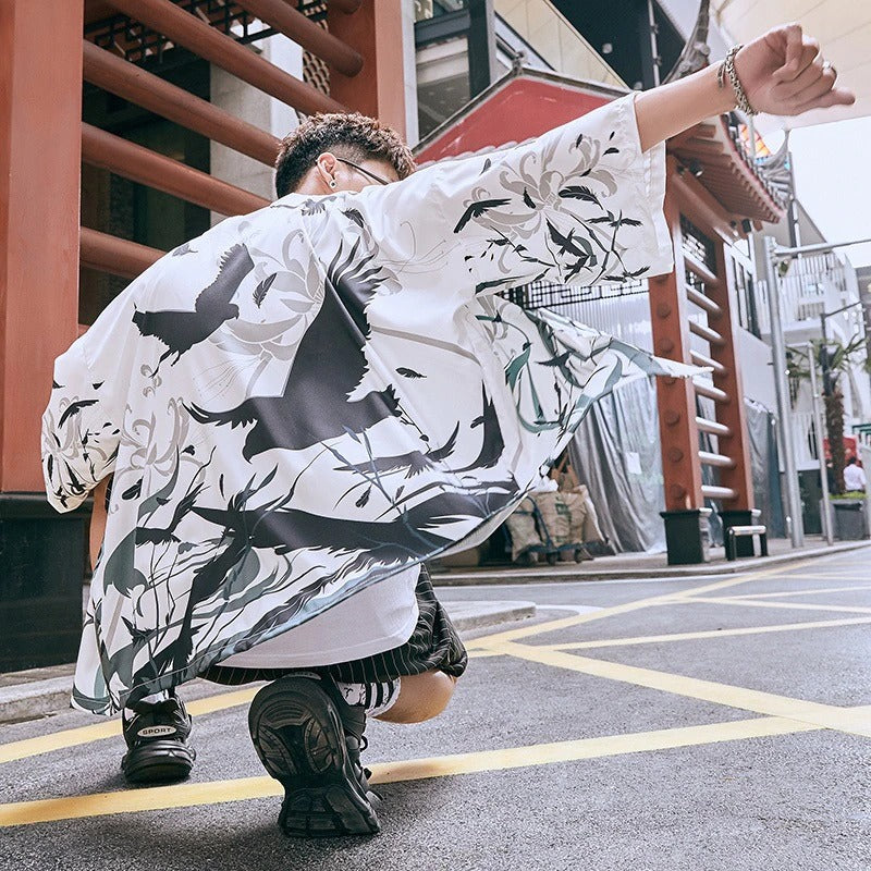 Street Style Kimono Men