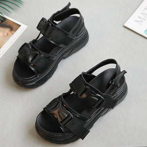 Techwear Black Sandals