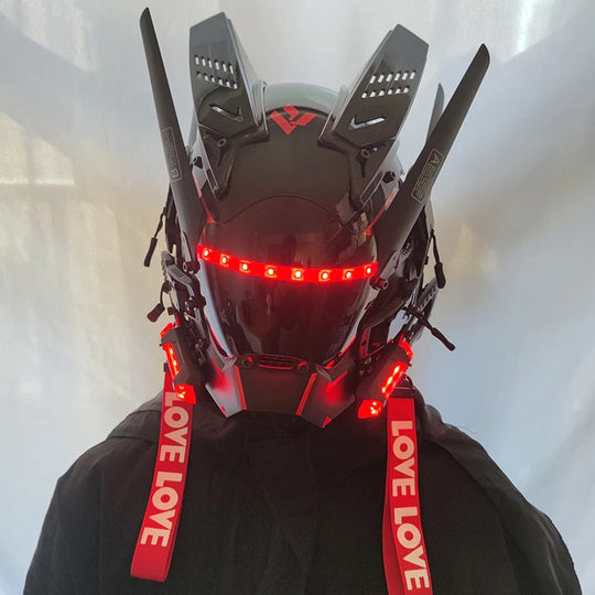 Led Cyberpunk Helmet CYBER TECHWEAR®