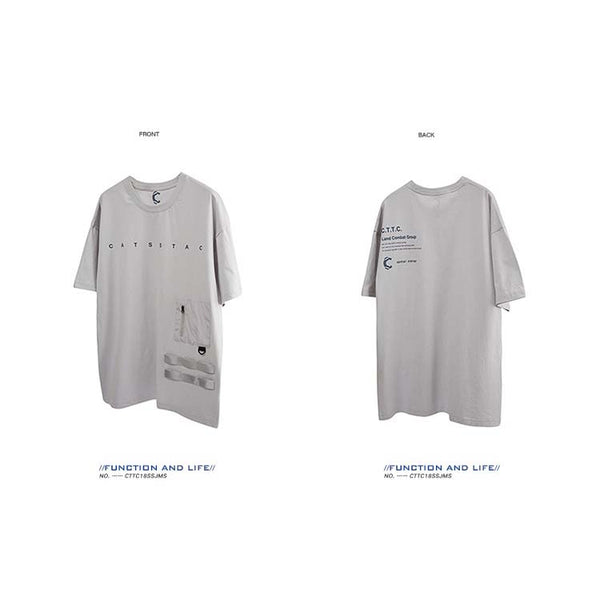 Light Grey Techwear Shirt