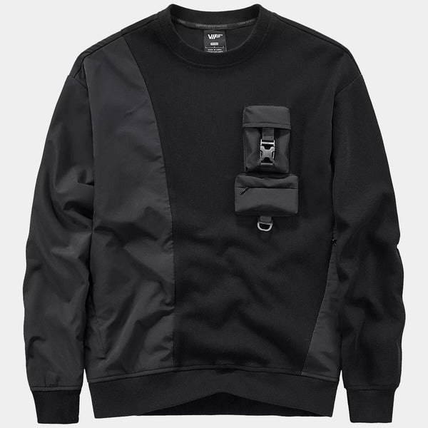 Black Sweatshirt Techwear