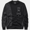 Sweat-shirt noir Techwear
