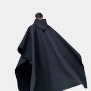 Poncho long en tissu technique