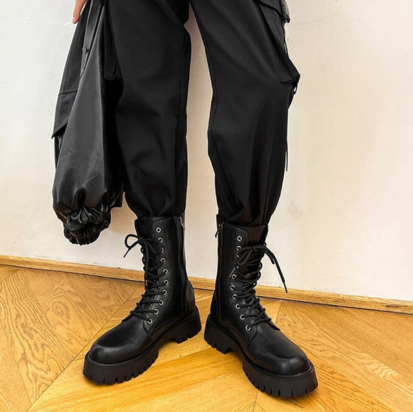 Zipper Fashion Techwear Boots