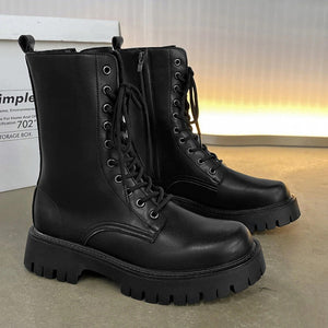 Zipper Fashion Techwear Boots