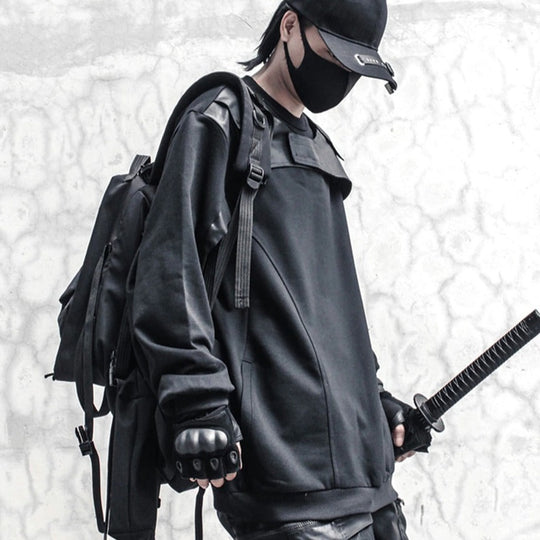 Techwear Hoodie Japanese | CYBER TECHWEAR®