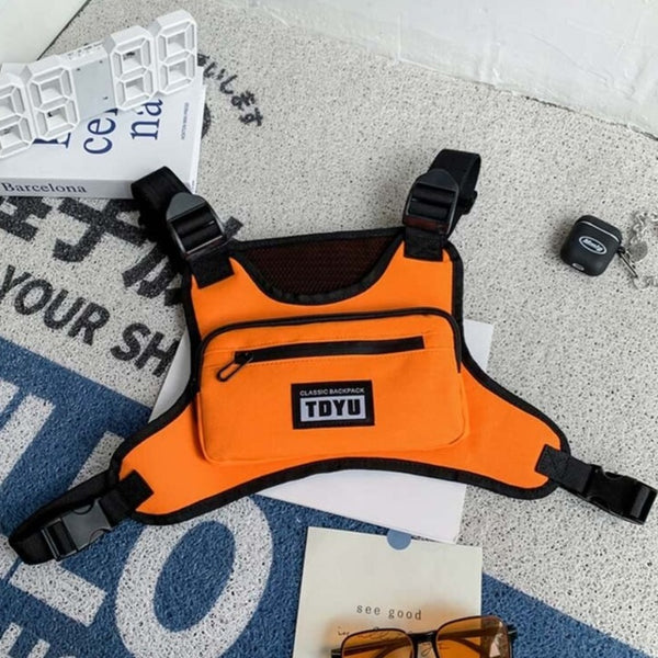 Orange Small Chest Bag