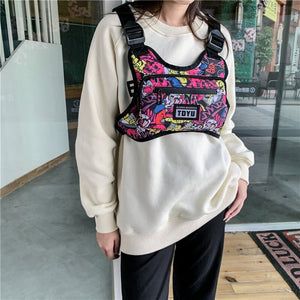 Graffiti Small Chest Bag