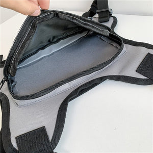 Grey Small Chest Bag