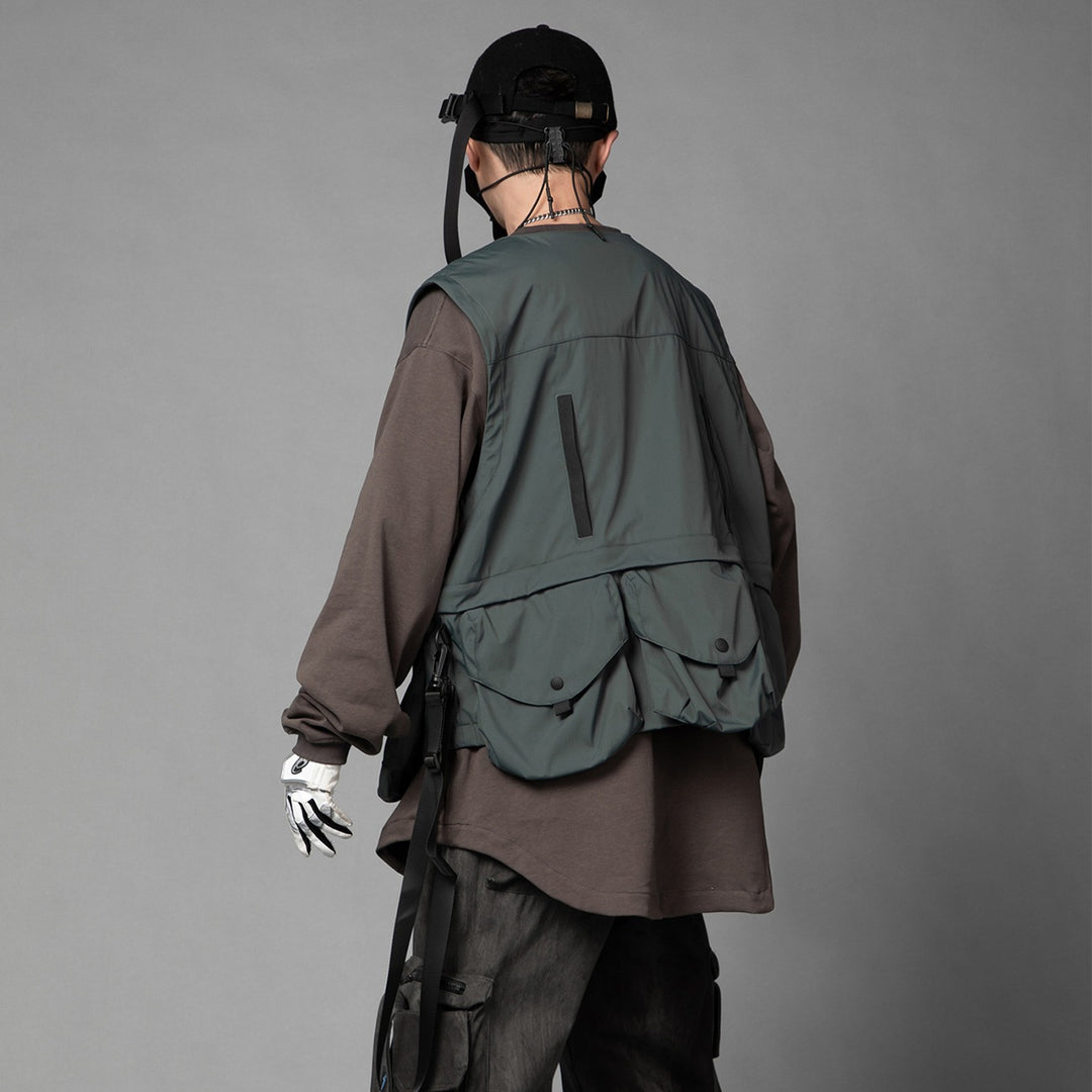 Black Sleeveless Ninja Costume Vest