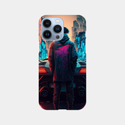 Caja del teléfono Cyberpunk de Tokio
