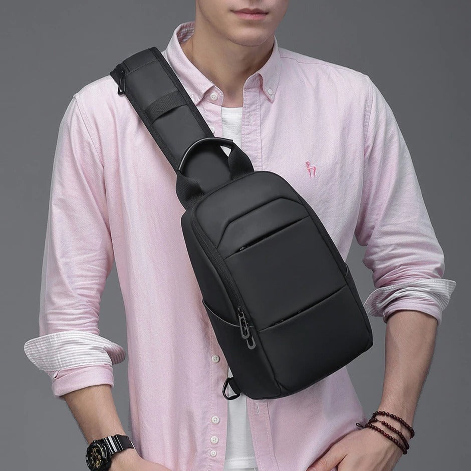 Men's Crossbody Bag Techwear | CYBER TECHWEAR® Men's Crossbody Bag Techwear | CYBER TECHWEAR®