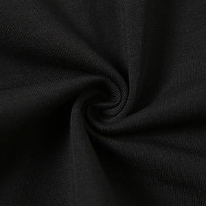 Black Techwear Crop Top