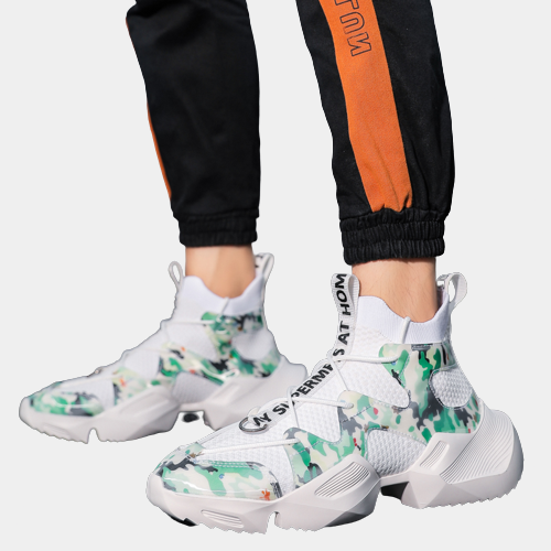 Zapatillas deportivas de camuflaje Techwear