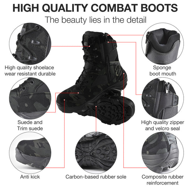 Camouflage Techwear Boots