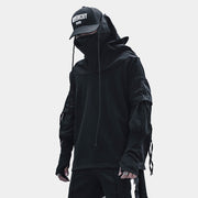 Sweat-shirt à manches chauve-souris Techwear