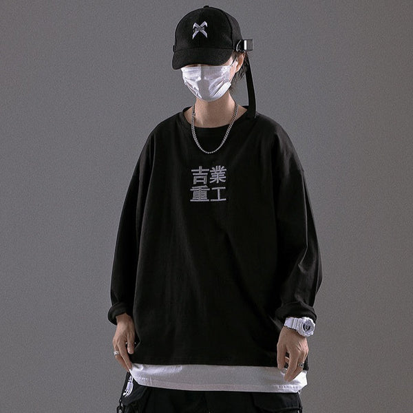 Kanji Sweatshirt Techwear