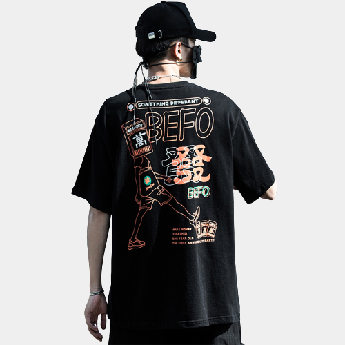 Tshirt Techwear Cyberpunk