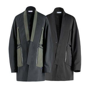 Green Techwear Kimono