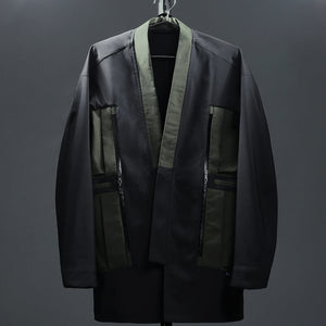 Green Techwear Kimono