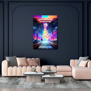  Psychedelic City Cyberpunk Art | CYBER TECHWEAR®