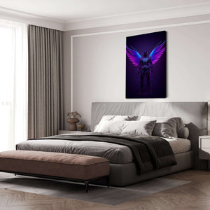 Purple Arcangel Cyberpunk Art | CYBER TECHWEAR®