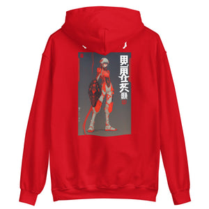 Red Cyberpunk Hoodie