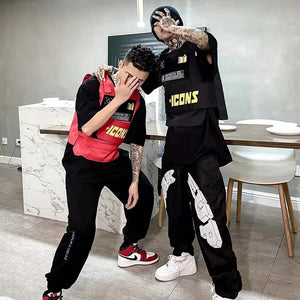 Red Techwear Vest | CYBER TECHWEAR®