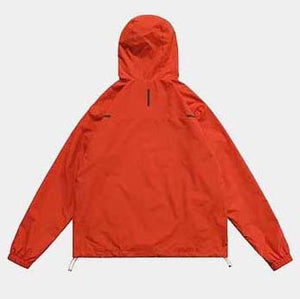 Red Thin Techwear Jacket