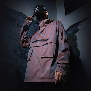 Reflective Techwear Windbreaker