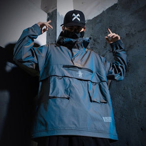 Reflective Techwear Windbreaker
