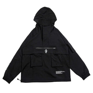 Reflective Techwear Windbreaker