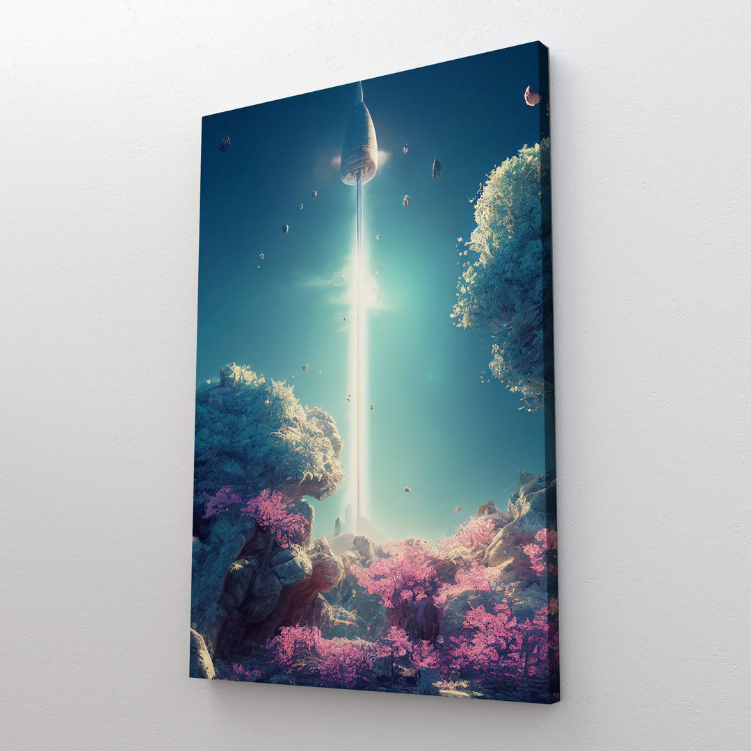 Loading image: Rocket Cyberpunk Art | CYBER TECHWEAR®