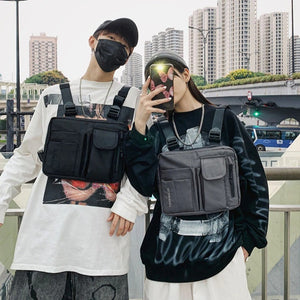 Grey Chest Bag Tactical