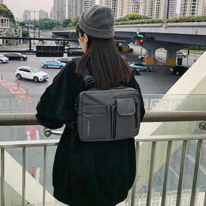 Grey Chest Bag Tactical