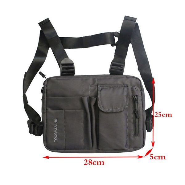 Grey Chest Bag Tactical