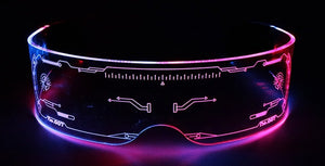 Cyberpunk Techwear LED Glasses