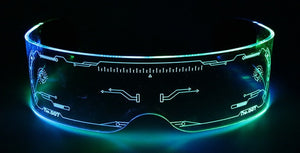 Cyberpunk Techwear LED Glasses