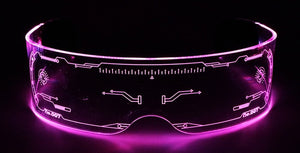 Cyberpunk Techwear LED Glasses