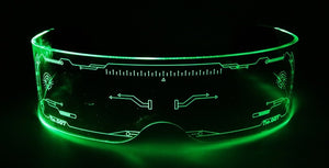 Cyberpunk Techwear LED Glasses