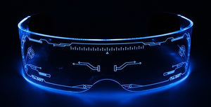 Cyberpunk Techwear LED Glasses